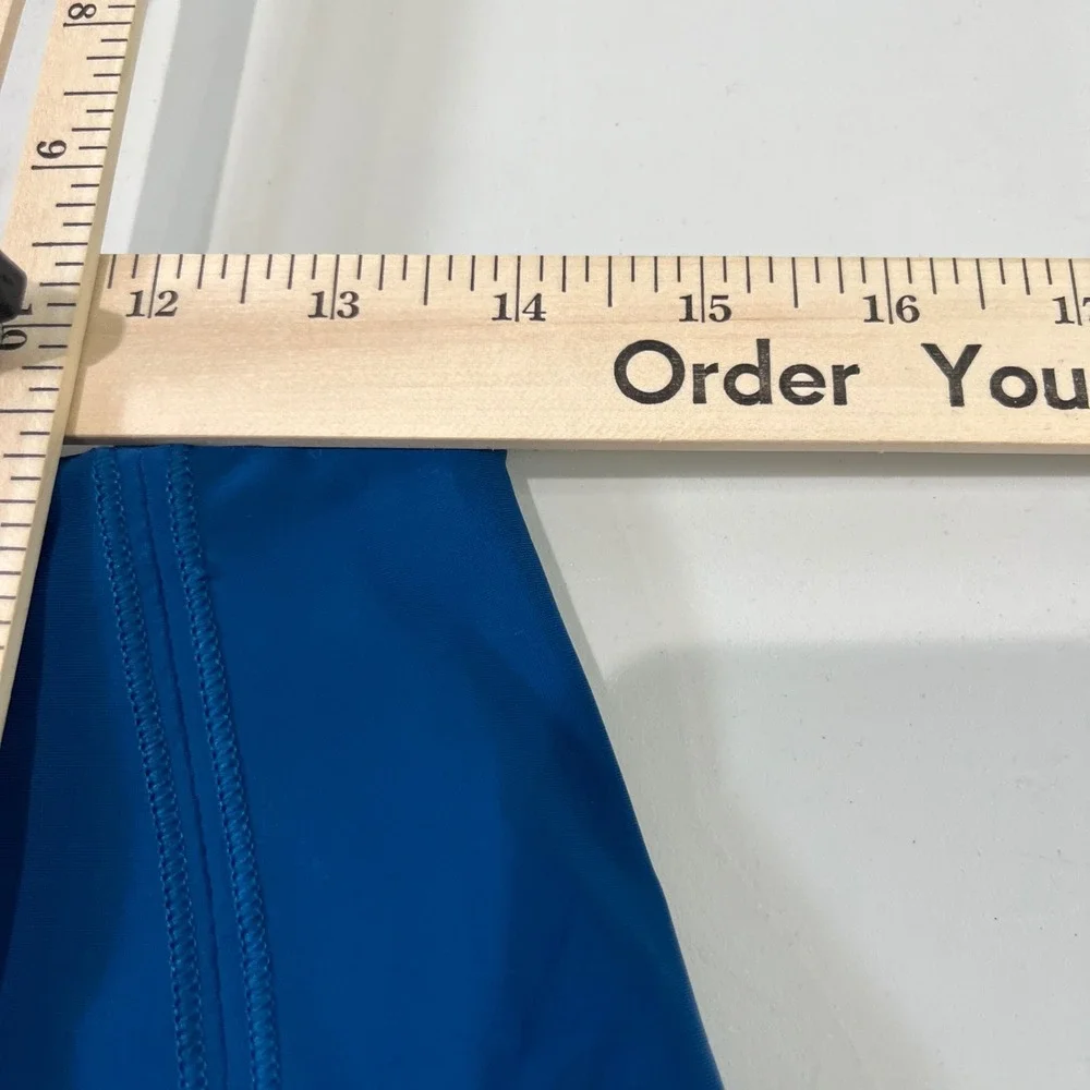 Lululemon Pace Rival‎ Skirt Size 6 Blue Pleated Athleisure Tennis Pickleball